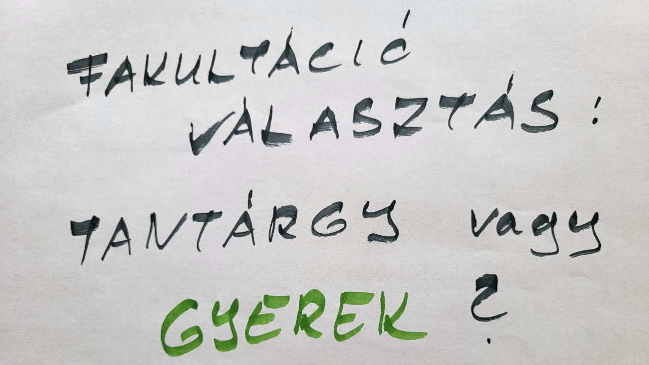 Miről nem szól a fakultációválasztás?